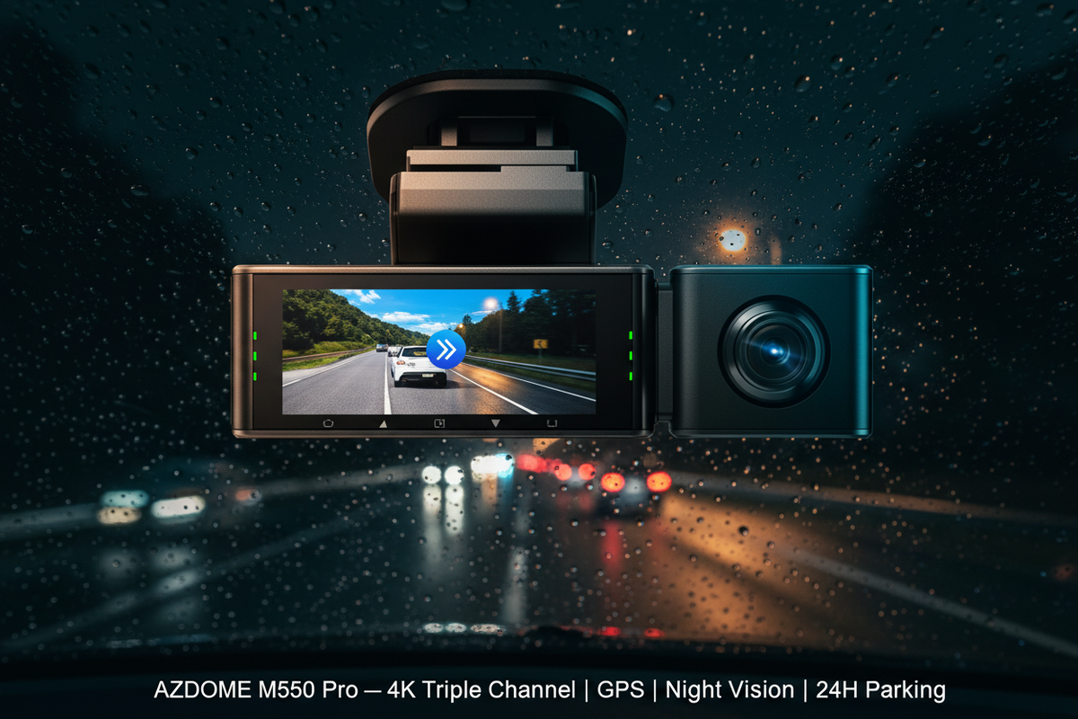 AZDOME M550 Pro — Hero Real Product